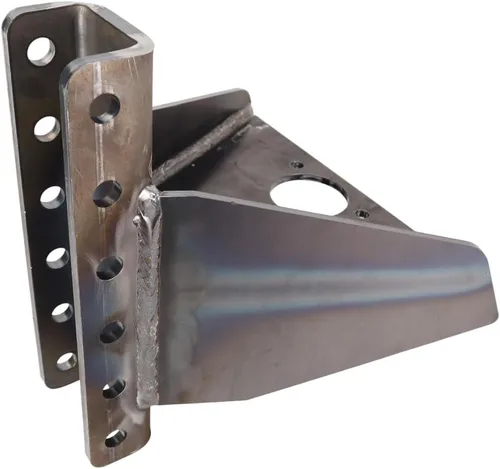 Vista 8 de Shocker Hitch Adaptador de lengüeta de soldadura de canal vertical para marcos A de remolque, hasta 20,000 libras GTW, solo componentes, 2 lados