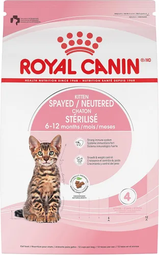 Royal Canin Feline Health Nutrition Alimento Seco para Gatitos Esterilizados/Castrados, Bolsa de 2.5 libras