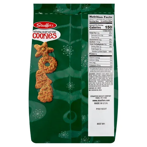 Vista 2 de stauffers día festivo Galletas 12 oz