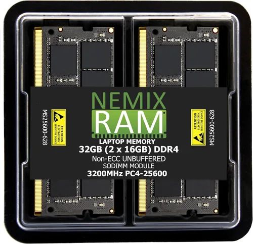 Vista 7 de NEMIX RAM 8 GB (1 x 8 GB) DDR4 3200 MHZ PC4-25600 2Rx8 1.2V CL22 260-PIN no ECC SODIMM memoria para computadora portátil