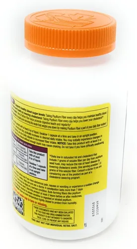 Vista 8 de Cápsulas de fibra Kirkland Terapia para la regularidad/Suplemento de fibra, 360 cápsulas - Compare con el ingrediente activo en las cápsulas