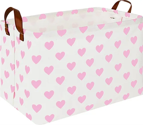 Vista 23 de Cesta de almacenamiento rectangular con asas, papelera plegable para juguetes para niños, caja de libros, cesta de regalo (murciélago)
