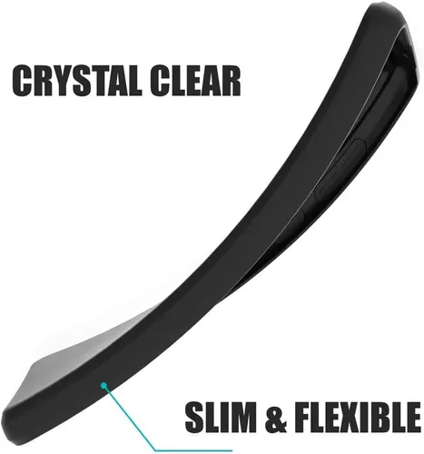 Vista 2 de Funda para Umidigi Power 5 + Protector de pantalla de vidrio templado - Silicona transparente suave flexible parachoques a prueba de golpes TPU