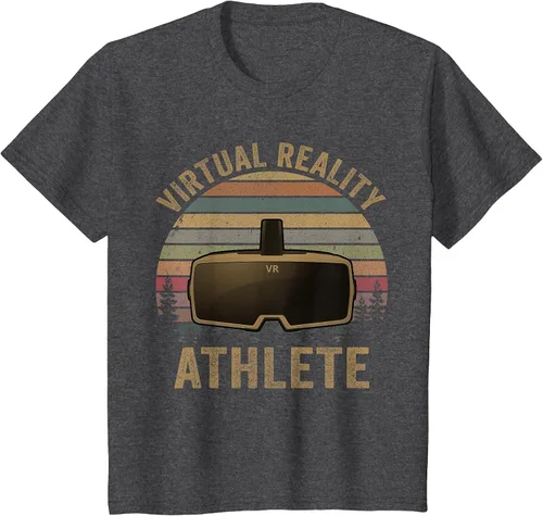 Vista 7 de Virtual Reality Athlete for VR Gamers Camiseta Asphalt Grey