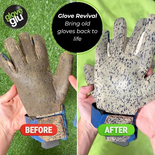 Vista 5 de Gloveglu - Guantes de portero de limpieza profunda, 8.5 fl oz, para todos los guantes deportivos