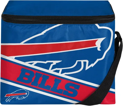 Vista 13 de FOCO NFL Unisex-Adult NFL Team Big Logo Stripe 6 Pack Coolers