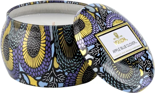Vista 14 de Voluspa Sparkling Cuvee, Mini Tin Candle, 4 oz, 25 Hour Burn Time, Coconut Wax for Clean Burning, Handcrafted in the USA