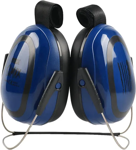 Orejeras de protección auditiva GREEN DEVIL SNR 27dB/NRR 22dB Reducción de ruido Orejeras con banda para la cabeza/montadas en el casco/detrás de la