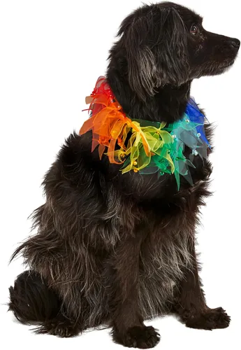 Vista 3 de Rubies Costume Company Fancy Rainbow Pet Collar, Varios