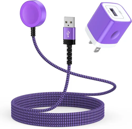Vista 10 de Cargador de reloj USB C Samsung Magnético Cable de carga rápida para Galaxy Watch 8/8 Classic/7/Ultra/6/6 Classic/5 Pro/5/4/3/Active2,25W Dual USB C
