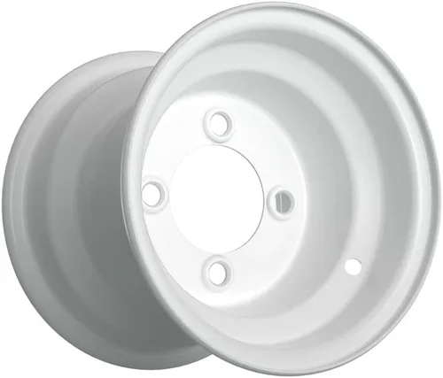 Vista 4 de GTW 8 Pulgadas Juego de Rueda y Neumático para Carrito de Golf Rueda de Acero Blanca en Neumático Topspin Plus Sawtooth de 18x8.5-8