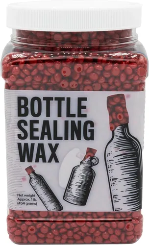 Vista 19 de Blended Waxes, Inc. - Cera de sellado de botellas, perlas de sello de cera de pastilla para sellado de botellas de vino, cerveza y licor, sella