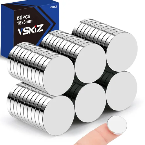 Vista 14 de 150 piezas de imanes pequeños, 3 tamaños surtidos de imanes de tierras raras en miniatura para refrigerador, para ciencia, bricolaje