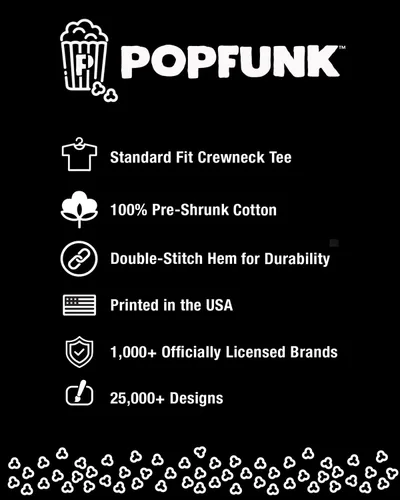 Vista 6 de Popfunk Camiseta clásica de David Bowie Smoking Retro Music Legend