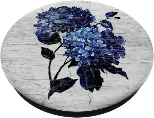Vista 2 de Hermosa flor azul 6825 – Soporte para teléfono y pomo de mano – PopSockets agarre y soporte para teléfonos y tabletas