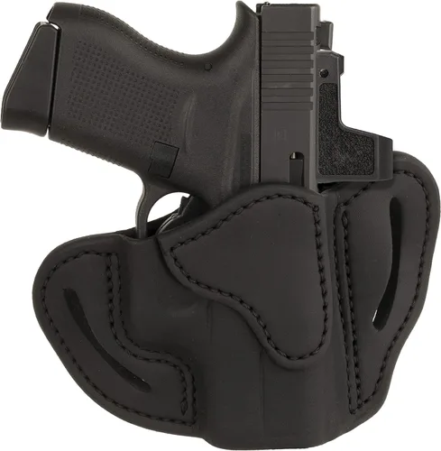 Vista 9 de 1791 Gunleather Funda óptica G43, OWB CCW G43 Funda de pistola de cuero para cinturones. Compatible/Reemplazo para Glock 43, Ruger LC9, SR22
