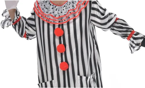 Vista 9 de FantastCostumes Disfraz de payaso para hombre, Halloween, carnaval, fiesta, terror, cosplay