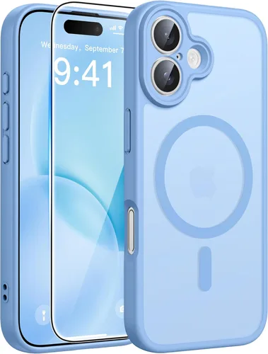 Vista 279 de FNTCASE Funda para iPhone Air: [Compatible con Magsafe] Fundas translúcidas mate con [protección completa de la cámara] [protector de pantalla]