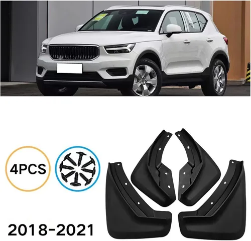 Vista 5 de Guardabarros compatibles con Volvo XC40 2017 2018 2019 2020 2021 2022 Fender Mud Flap Guard Splash Front Rear Accessories