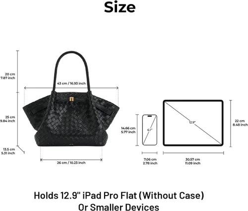 Vista 3 de JW PEI Bolso tote mediano Hana para mujer