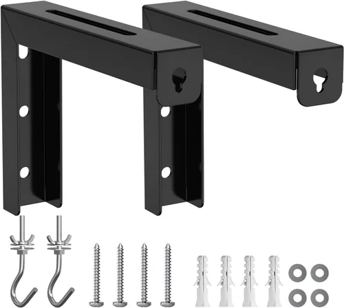 Vista 9 de WALI Soporte Universal para Pantalla de Proyector de Techo, Soporte de Montaje en Pared con Soportes en L, Extensión Ajustable de 6 Pulgadas con Kit
