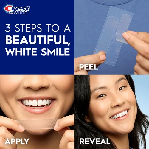 Vista 7 de Crest 3D Whitestrips Efectos Profesionales – Kit de Blanqueamiento Dental, 22 Tratamientos (20 + 2 de Regalo), Cada uno con 1 Superior/1 Inferior