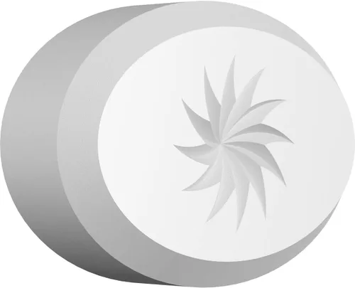 Vista 13 de Ekena Millwork ROSP050X033X100DAL13 Roseta estándar con borde biselado, 5 pulgadas de ancho x 3 1/4 pulgadas de alto x 1 pulgada, PVC