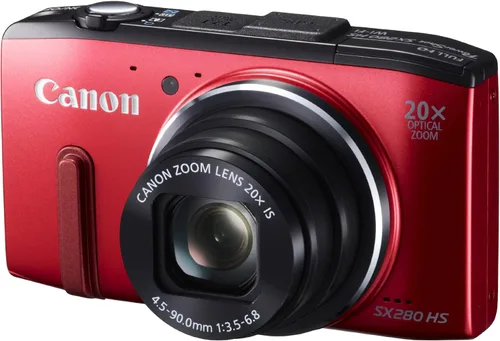 Vista 5 de Canon PowerShot SX280 - Cámara digital de 12MP con zoom estabilizado de imagen óptica de 20x con LCD de 3 pulgadas (rojo) (modelo antiguo)