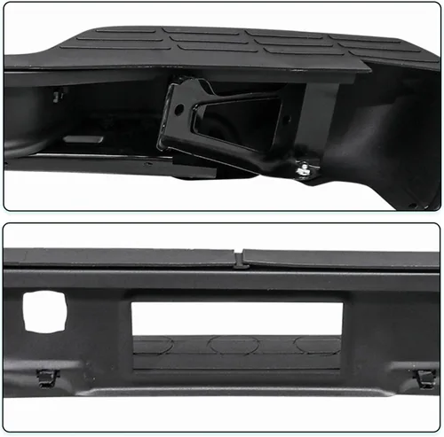 Vista 6 de TUSDAR Reemplazo de parachoques trasero para 1999-2006 Chevy Silverado GMC Sierra 1500 2500, 2007 1500 Classic Fleetside/Styleside Bed Chrome