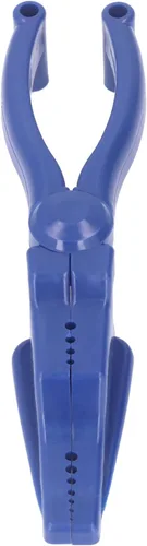 Vista 9 de Soporte de uñas portátil para clavos, alicates para martillar, clavar, soporte para martillar, protector de dedos ABS, guía protectora de uñas