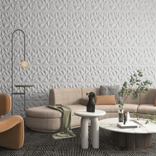 Vista 8 de Art3d Paquete de 33 paneles de pared 3D para decoración de pared interior, paneles de pared modernos con textura de diamante para juegos, sala