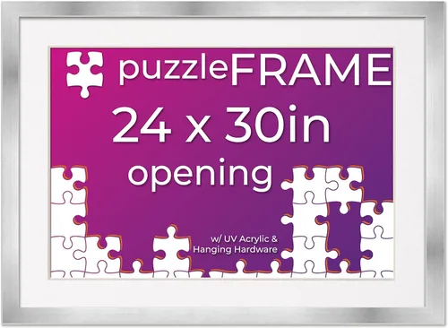 Vista 41 de Poster Palooza Kit de marco de rompecabezas de 11.25 x 38.25 pulgadas. El kit incluye hojas de pegamento para rompecabezas, marco de rompecabezas