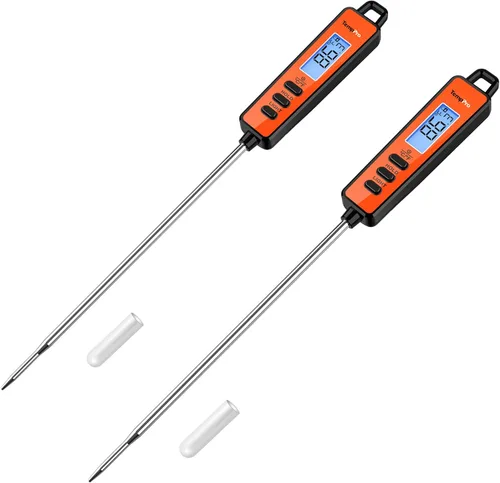 Vista 10 de Termómetro digital de carne ThermoPro TP01A para cocinar, líquido de vela, freír en aceite, caramelos, termómetro de cocina, termómetro de lectura