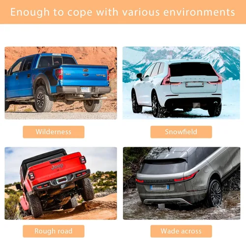 Vista 4 de Cubierta de enganche de remolque de metal con bandera estadounidense para receptores de 2 pulgadas, color negro mate