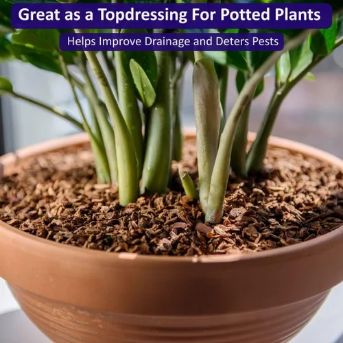 Vista 3 de SuperMoss (23107) Corteza para macetas de orquídeas, corteza de abeto Douglas 100% natural, 1/4", 1,560 pulgadas cúbicas.