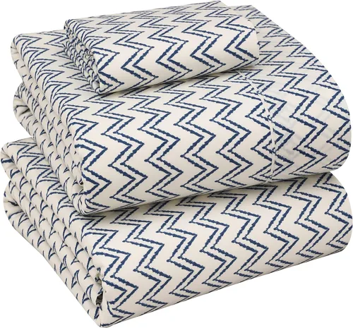 Vista 35 de RUVANTI Sábanas 100% algodón percal tamaño Queen, diseño floral refrescante y transpirable, duraderas, con una sensación nítida, suave y cómoda