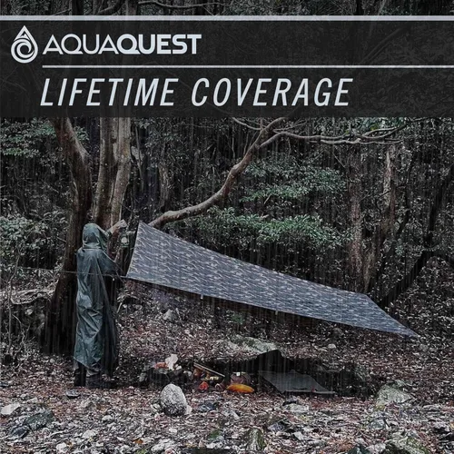 Vista 6 de AquaQuest Defender - Lona resistente impermeable (20,000 mm) con costuras selladas para camping, bushcraft y supervivencia