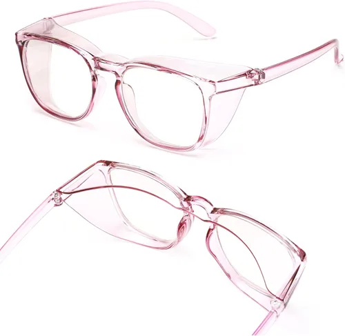 Vista 10 de JOO'RTI Gafas de seguridad antivaho, gafas antiluz azul, protectoras contra el polvo para mujeres y hombres