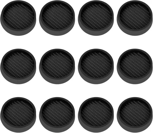 Vista 33 de Posavasos para Muebles, Copas de Ruedas de Goma de 1.5X1.5 Pulgadas, Almohadillas Antideslizantes para Muebles, Agarraderas Antideslizantes