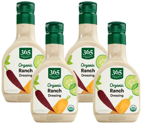 Vista 5 de 365 by Whole Foods Market, Aderezo ranch orgánico, 16 onzas líquidas