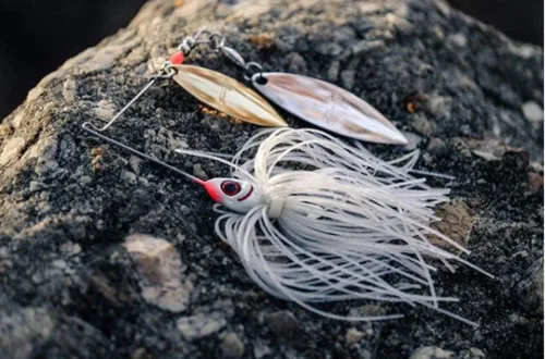 Vista 2 de BOOYAH Glow Blade Spinner-Bait Bass Señuelo de pesca