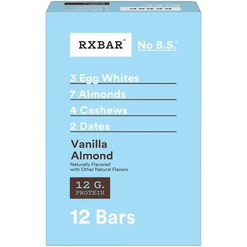 RXBAR, Barrita de proteínas con chispas de chocolate, 1.83 onzas (paquete de 24), barritas de desayuno, aperitivo alto en proteínas