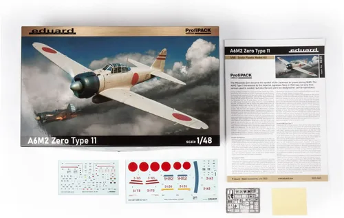Vista 10 de Eduard Kit 1:48 Profipack - A6M2 Zero Tipo 11