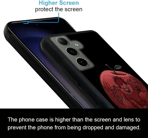 Vista 3 de CARLOCA Funda compatible con Samsung Galaxy S24, película de anime 2008, diseño de patrón a prueba de golpes, acrílico resistente a los arañazos