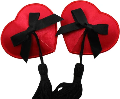 Vista 3 de KINGSEVEN Sujetador de silicona reutilizable con pétalos de pecho sexy con borla