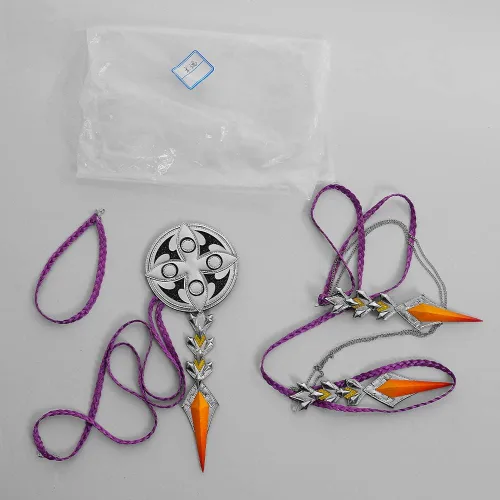 Vista 35 de Disfraz de cosplay de Fatui Harbingers, traje de Genshin Impact, traje de bufón y doctor gallo para hombre