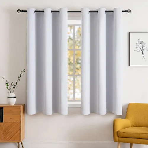 Vista 17 de MIULEE Cortinas para oscurecer la habitación, con aislamiento térmico y bloqueo de luz, juego de 2 paneles de cortina opaca para ventana, parte