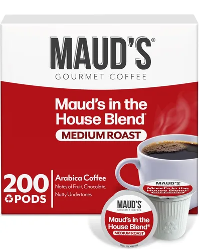 Vista 10 de Maud's - Cápsulas de café reciclables, compatibles con la cafetera Keurig K-Cup, una sola porción de café 100% arábica de tueste medio, 18