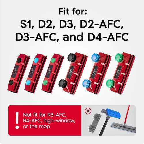 Vista 2 de Tyroler Bright Tools Paños de limpieza de microfibra de repuesto de alta calidad, diseñados exclusivamente para el limpiador magnético de ventanas