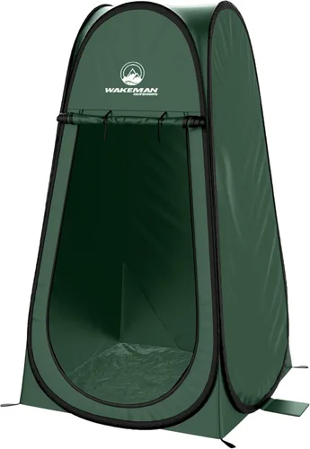 Vista 9 de Wakeman Pop Up Changing Tent, 3.3 x 3.3 x 6.2ft, Camping Shower Tent for Portable Toilet Stall or Dressing Room with Carry Bag for Camping, Beach